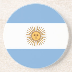 Posavasos Pascua con bandera de Argentina