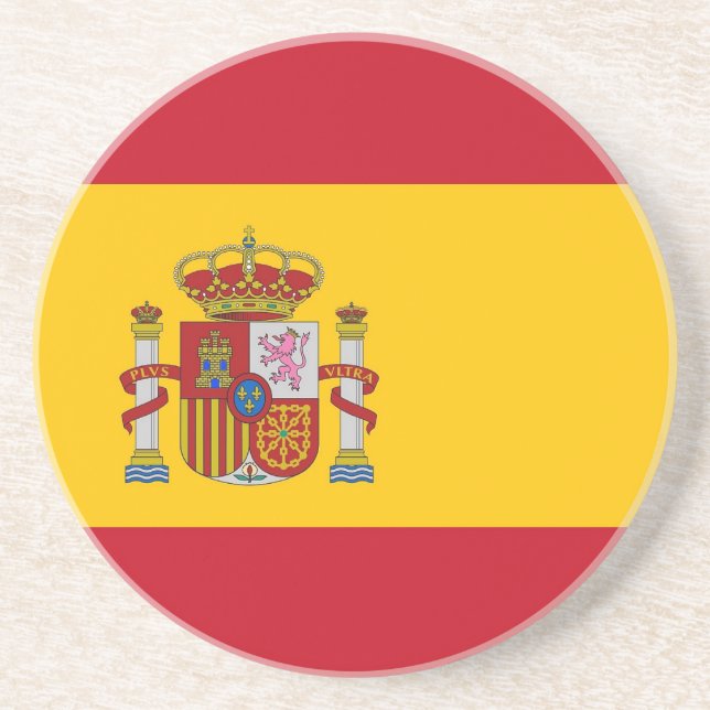 Posavasos Pascua con bandera de España (Frente)