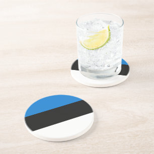 Posavasos Pascua con bandera de Estonia