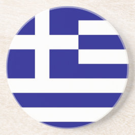 Posavasos Pascua con bandera de Grecia
