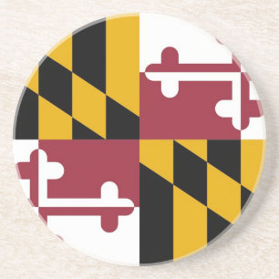 Posavasos Pascua con bandera de Maryland, Estados Unidos