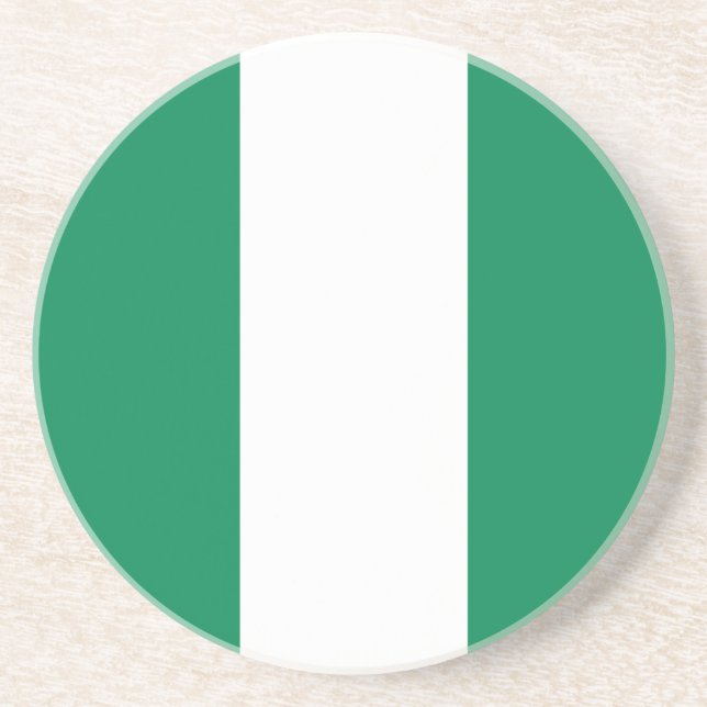 Posavasos Pascua con bandera de Nigeria (Frente)