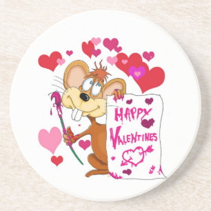 Posavasos Pascua con Valentine Mouse