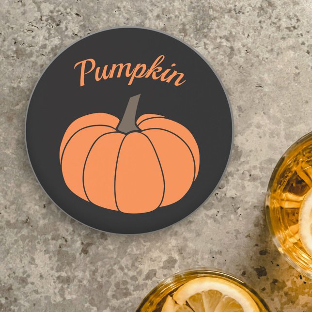Posavasos Pascua de Acción de Gracias de Calabaza (Pumpkin Thanksgiving Coaster)