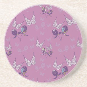 Posavasos Pascua de arena de mariposa de alegría (púrpura)