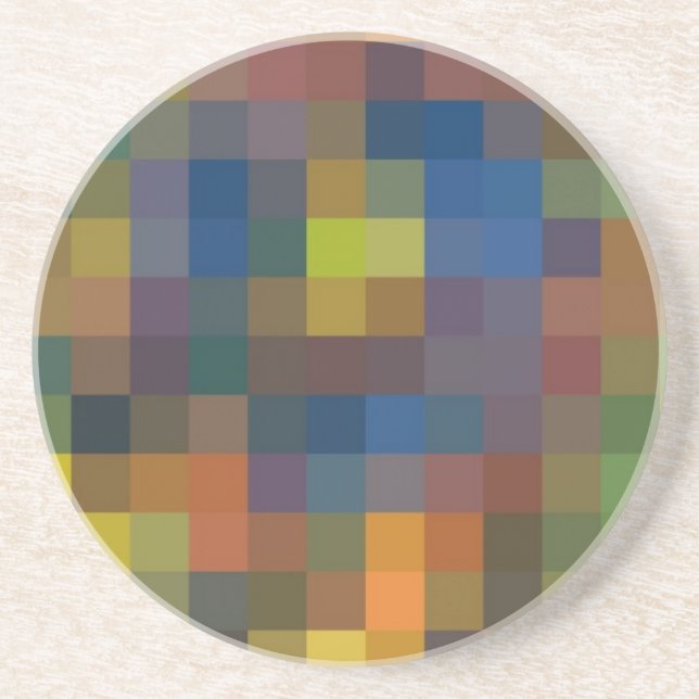 Posavasos Pascua de arenisca azul marrón (Frente)