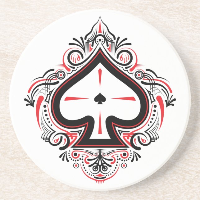 Posavasos Pascua de arenisca — Espadas (Frente)