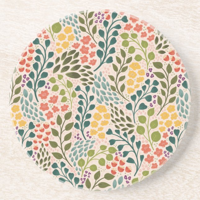 Posavasos Pascua de arenisca floral (Frente)