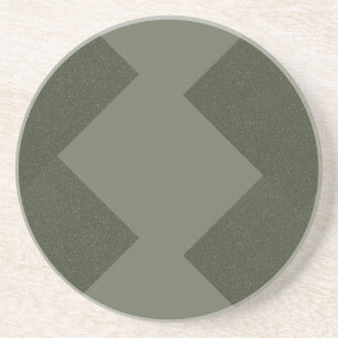 Posavasos Pascua de arenisca verde de Moss minimalistas