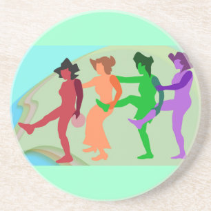 Posavasos Pascua de baile de playa