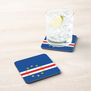Posavasos Pascua de bandera de Cabo Verde