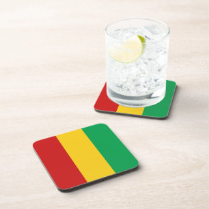 Posavasos Pascua de bandera de Guinea-Conakry