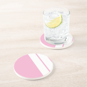 Posavasos Pascua de bebida de arenisca blanca rosa