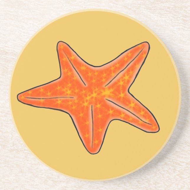Posavasos Pascua de bebida de arenisca Starfish (Frente)