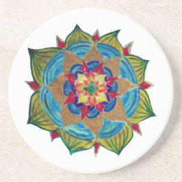 Posavasos Pascua de bebida Mandala Sandstone