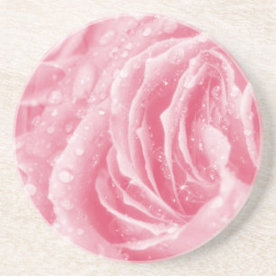 Posavasos Pascua de bebida rosa rosada espumosa