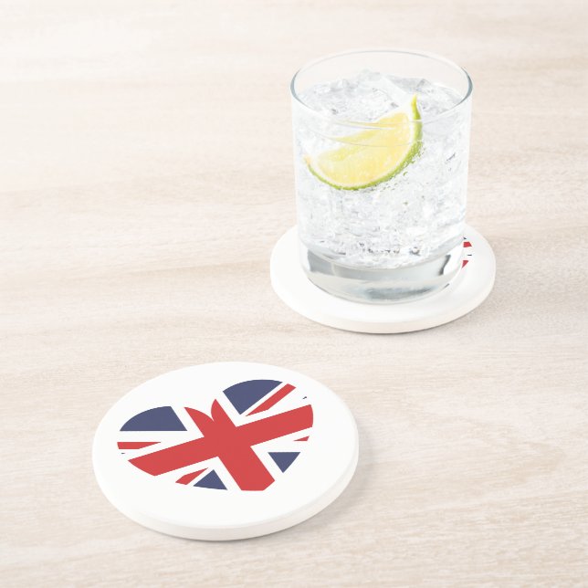 Posavasos Pascua de bebidas con bandera británica (Lado)