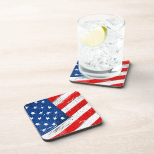 Posavasos Pascua de bebidas con bandera patriótica