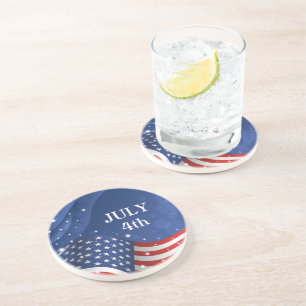 Posavasos Pascua de bebidas con bandera patriótica