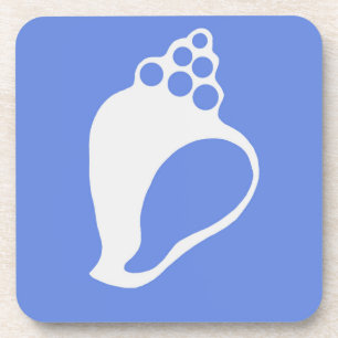 Posavasos Pascua de bebidas de la cubierta azul