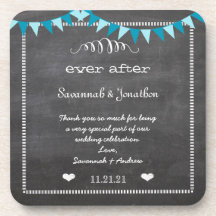 Pascua de Boda Chalkboard Bride y Groom