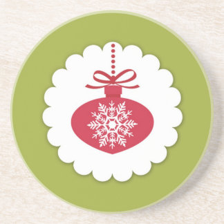 Posavasos Pascua de bola de Ornamentos de Navidad