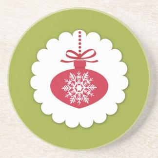 Posavasos Pascua de bola de Ornamentos de Navidad