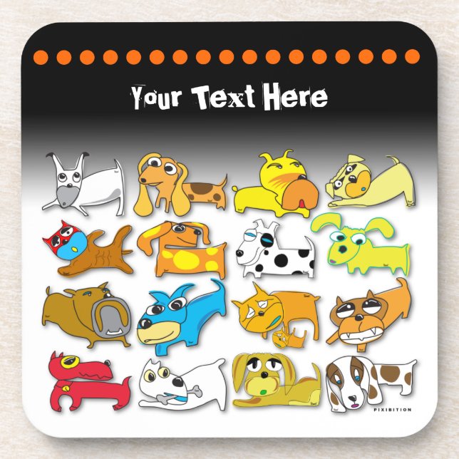 Posavasos Pascua de cachorro (Frente)