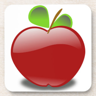 Posavasos Pascua de coral de Apple roja