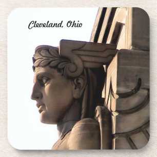 Posavasos Pascua de corcho de Cleveland Bridge Art Deco