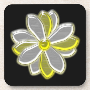 Posavasos Pascua de corcho de flores de margarita brillante