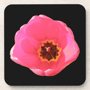 Posavasos Pascua De Corcho De Tulipán Rosa