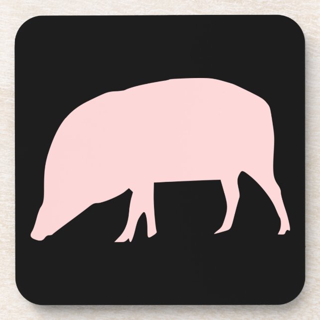 Posavasos Pascua de corcho rosa (Frente)