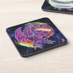 Posavasos Pascua de dragón cosmológico de Tourmaline