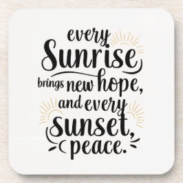 Posavasos Pascua de esperanza de sol