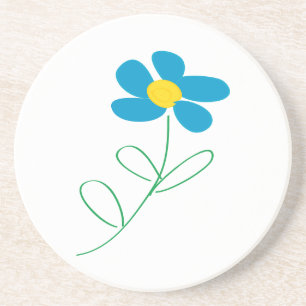 Posavasos Pascua de flores de Petales azules