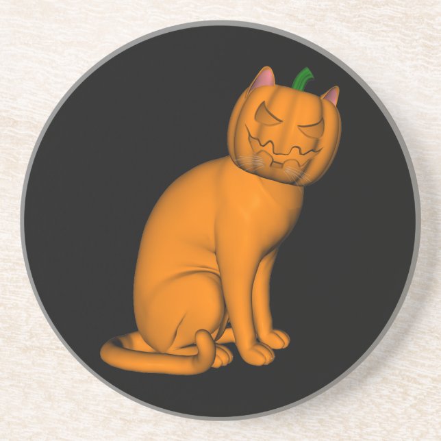 Posavasos Pascua de gatos rara de Halloween (Frente)