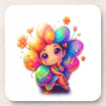 Posavasos Pascua de hadas arcoiris - Arte motivador lindo pa<br><div class="desc">¡Abróchese su espacio con esta adorable montaña de hadas de arco iris! Esta hermosa montaña rusa muestra un alegre chica con pétalos de flores multicolores y mensajes inspiradores como "Be Kind, Be Bold". Es perfecto para proteger sus superficies y al mismo tiempo propagar positividad. ✔️ Impresión de alta calidad sobre...</div>