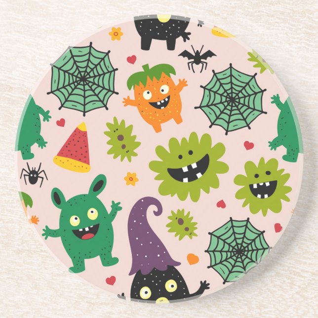 Posavasos Pascua de Halloween (Frente)