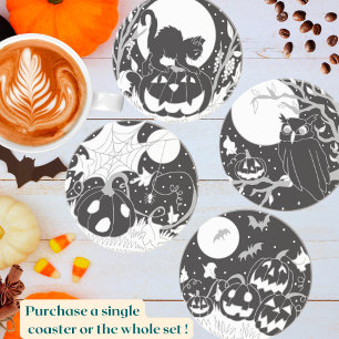 Posavasos Pascua de Halloween con espumosa