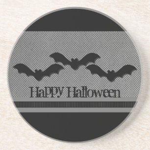 Posavasos Pascua de Halloween con murciélagos escalofriantes