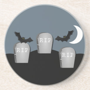 Posavasos Pascua de Halloween en el Gloomy Graveyard