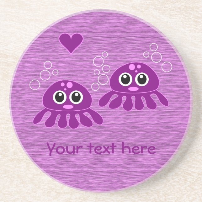 Posavasos Pascua de Octopus Love personalizado (Frente)