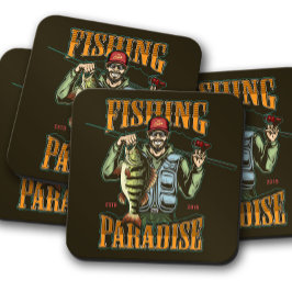 Posavasos Pascua de paraídas de pesca | Montaje de escayas