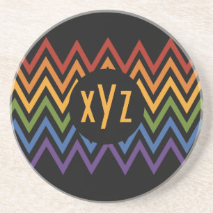 Posavasos Pascua de personalizado del patrón del patrón de c