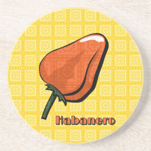 Posavasos Pascua de piedra arenisca de pepino de Habanero Ch