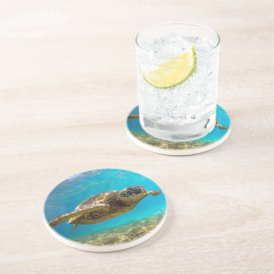 Posavasos Pascua de piedra arenisca de tortuga