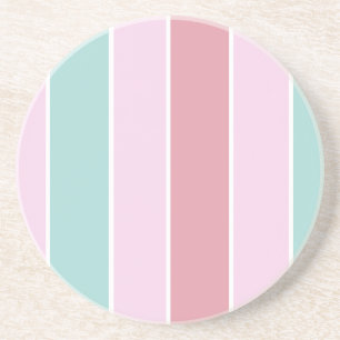 Posavasos Pascua de piedra arenisca rosa, azul y blanca a ra