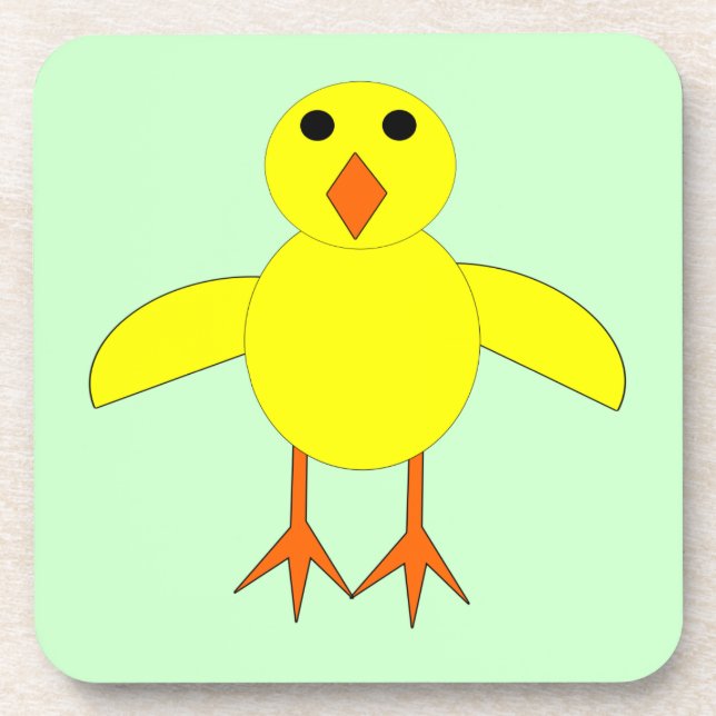 Posavasos Pascua de pollo de Pascua (Frente)