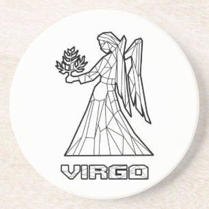 Posavasos Pascua de Rótulo Virgo Zodiac